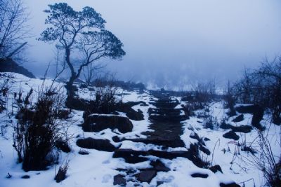 西岭雪山红石堡